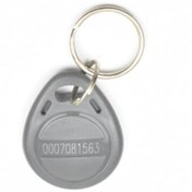 Resim Manyetik Anahtarlık Rfid Keyfob Göstergeç Tag Gri - 100 Adet 
