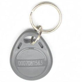 Resim Manyetik Anahtarlık Rfid Keyfob Göstergeç Tag Gri - 100 Adet 