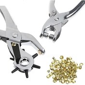 Resim ÇERÇİCİ Kemer Delme Ve Perçin Pensesi Ikli Set Deri Plastik Delici 