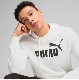 Resim Puma 68257202 Ess No. 1 Logo Erkek Sweatshirt BEYAZ 