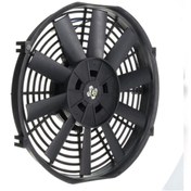 Resim Genel Markalar Uyumlu 9 Inch Üniversal Aksiyel Fan Motoru 12 Volt 