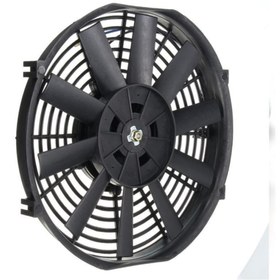 Resim Genel Markalar Uyumlu 9 Inch Üniversal Aksiyel Fan Motoru 12 Volt 