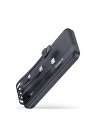 Resim Büro Ev Ofis Cihazları İçin 10000mah 4hub Kablolu Android Apple Uyumlu iOS Hızlı Şarj Powerbank 