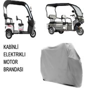 Resim ototr plus Yuki Yk-61 Caretta Kabinli 4 Tekerlekli Su Geçirmez Motosıklet Brandası 