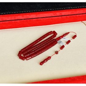 Resim Tesbihci ESKİ ÇUBUK MALZEME KATALİN KIRMIZI KAPSÜL MODEL TESBİH 