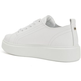 Resim Network Beyaz Kadın Deri Sneaker 