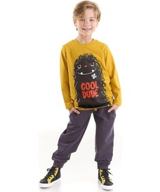 Resim Denokids Cool Dude Erkek Çocuk T-shirt Pantolon Takım Çok Renkli 