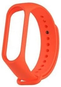 Resim Gpack Xiaomi Mi Band 3 ile Uyumlu Silikon Kordon, Turuncu 