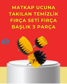 Resim Clevora Matkap Ucu Temizlik Aparatı 3’lü Fırça Seti 