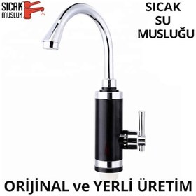 Resim Elektrikli Sıcak Musluk Ani Su Isıtıcı Termal Şofben Musluk - 379755889 