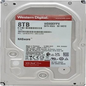 Resim WD Red Plus WD80EFPX 8 TB 3.5'' 128 MB Sata 5640 RPM SATA 3 HDD 