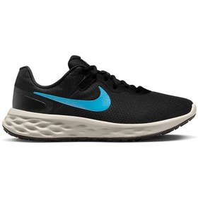 Resim Nike Revolution 6 Nn Walk Run Shoes Erkek Yürüyüş Koşu Ayakkabısı Siyah Mavi Siyah 