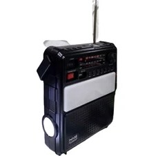 Resim Nns NS-8033LS Çok Amaçlı Güneş Enerjili Radyo, Işıldak, Bluetooth, Hoparlör 