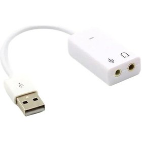 Resim Wen St 7.1 Harici Usb Ses Kartı Jack 3.5mm Usb A-dio Adaptör Kulaklık Mikrofonu Ses Kartı 