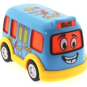 Resim Çek Bırak Mini Sevimli Mavi Otobüs 