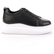 Resim Bambi Siyah Beyaz Kadın Sneaker K01377023909 