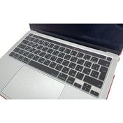 Resim MacBook Pro 13" M1 M2 A2251 A2289 A2141 A2338 Uyumlu Rusça Harf Baskılı Siyah Klavye Kılıfı McStorey
