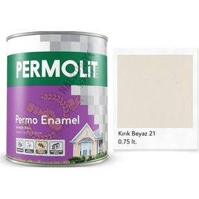 Resim Permolit Enamel Sentetik Yağlı Boya Kırık Beyaz 0.75 Lt. 0.75 L 