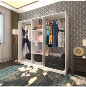 Resim Kenzlife giysi dolabı temel 180*200*40 byz gardırop 