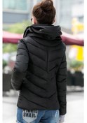 Resim Barbora Günlük Su Geçirmez Kışlık Şişme Kadın Mont 801siyah15 001 