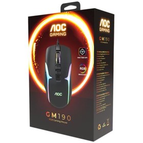Resim TREND AOC GM190B-LA Kablolu RGB Gaming Mouse 