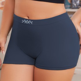 Resim Tek Paket Kadınlar için Büyük Beden Düz Renk Temel Harf Bel Bandı İç Çamaşırı, Rahat Nefes Alabilen Günlük Kutu Şortlu İç Çamaşırı, Kadınlar için Dikişsiz İç Çamaşırı, Kadınlar için Yüksek Bel Dikişsiz İç Çamaşırı, Dikişsiz İç Çamaşırı, Rahat İç Çamaşırı, Zarif İç Çamaşırı, Minimalist Tasarım, Yumuşak Kumaş, Dayanıklı Yapı, Kadınlar için İç Çamaşırı, Dikişsiz İç Çamaşırı, Kavisli Kadınlar, Günlük Gereksinimler 