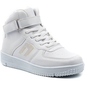 Resim Cool Kocamanlar Glaxy Uzun Pekin Boğaz Basketbol Çocuk Spor Ayakkabı Beyaz 