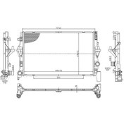 Resim Mga-80787 - Su Radyatoru Brazıng Mercedes Vıto 447 109/110/111/ 