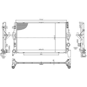 Resim Mga-80787 - Su Radyatoru Brazıng Mercedes Vıto 447 109/110/111/ 