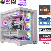 Resim Xaser Sovax70 R7-7800X3D 32 GB 1 TB M.2 NVMe SSD 16 GB RX9060XT Free Dos Masaüstü Oyuncu Bilgisayarı 