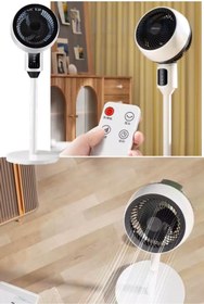 Resim Munico Hava sirkülasyon elektrikli Fan ev masa sallayarak kafa yer vantilatörü enerji tasarrufu sessiz fan 