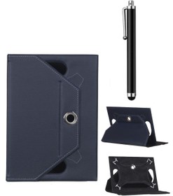 Resim TUANAGSM Hometech Alfa 8 Rc Üniversal 360 Standlı Kılıf + Tablet Kalemi 