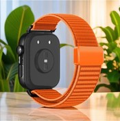 Resim Gaojunshop01 Huawei Fit 3 Fit 4 Fit4pro Turuncu Nylon Spor Kayış Hafif Nefes Alabilir 