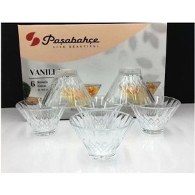 Resim Paşabahçe 530436 Vanilla Cam Kase 10cm 6 Lı 
