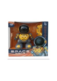 Resim Uzaktan Kumandalı Sesli Işıklı Astronot Robot 20 Cm Gri 