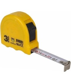 Resim 3 Metre Sarı Şerit Metre, 19MM, Hassas Ölçüm Aracı 