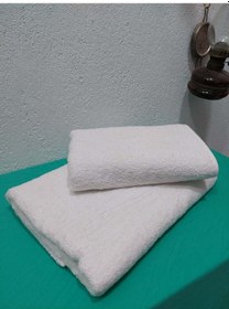 Resim Mef Collection Banyo Havlu Seti Orta Boy Beyaz 2'li 