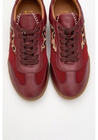 Resim Luvishoes Luvi Shoes Perry Bordo Hakiki Deri Kadın Spor Ayakkabı Bordo 