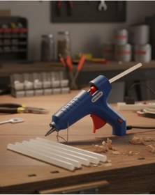 Resim 80 W Silikon Tabancası 11 Mm Silikon Uyumlu 5 Adet Hediye Silikon 