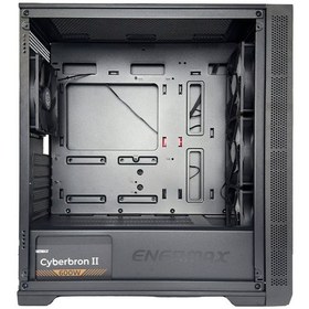 Resim Enermax StarryFort SF21 Rainbow Temperli Cam Mesh USB 3.2 mATX Cyberbron II 600W 80+ Bronze Gaming Kasa Siyah 