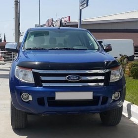 Resim ferrous autoaccessories Ford Ranger ile Uyumlu ile Uyumlu Ön Kaput Koruyucu Rüzgarlık 2011 2015 