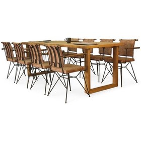 Resim Neiwel Diar Doğal Ahşap Toplantı Masası x 120 x 340 Açık Ceviz 