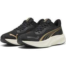 Resim Puma 31077811 Pounce Lite Unisex Koşu Ayakkabısı Altın Altın - Siyah 