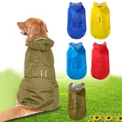 Resim 2024 Renkli Yeni Büyük ve Orta Köpek Sıcak Gözlük, Evcil Su Geçirmez Gece Işığı Yansıtıcı Çizgi Açık Hava Köpek Gözlüğü 