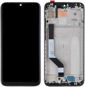 Resim Xiaomi Redmi ile Uyumlu Note 7 Lcd Ekran Dokunmatik Full Çıtalı Siyah 