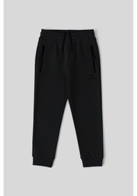 Resim Tommylife Siyah Fermuarlı Standart Fit İnce Erkek Çocuk Eşofman Alt - 64042 SIYAH 