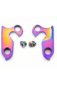 Resim SARİSSA BİSİKLET Canyon Bianchi Knt Kadro Kulağı Bisiklet Aktarıcı Kulağı Kadro Kulağı Titanyum Rainbow Kadro Kulağı 