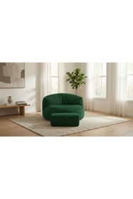 Resim PATARA HOME Mila Modell Puff & Armut Koltuk 2'li Relax Koltuk 