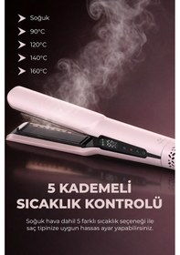 Resim Ks-914 Profesyonel Kurutma & Düzleştirme Makinesi 1300w 5 Sıcaklık 3 Hız Ayarı 
