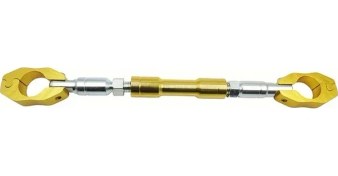 Resim Cloudstore Altın Renk Motor Tutma Kolu Destek Çapraz Bar Denge Ayarlanabilir Direksiyon Braketi 